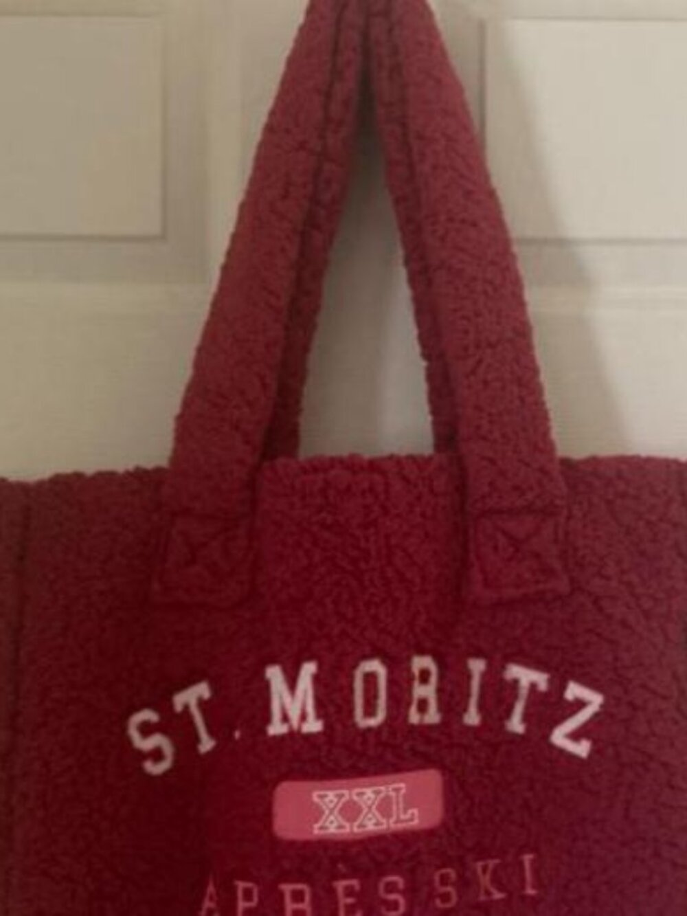 NWT Wild Fable St. Moritz Après Ski Sherpa Fleece Tote Bag